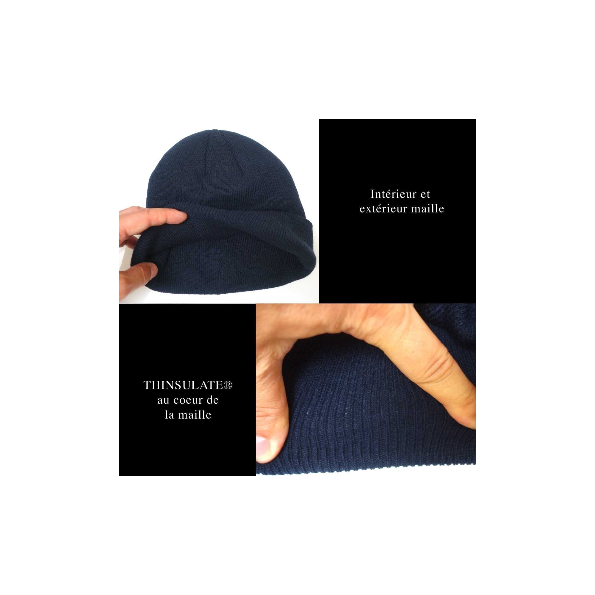 Bonnet en Maille THINSULATE® avec Broderie Gendarmerie Mobile