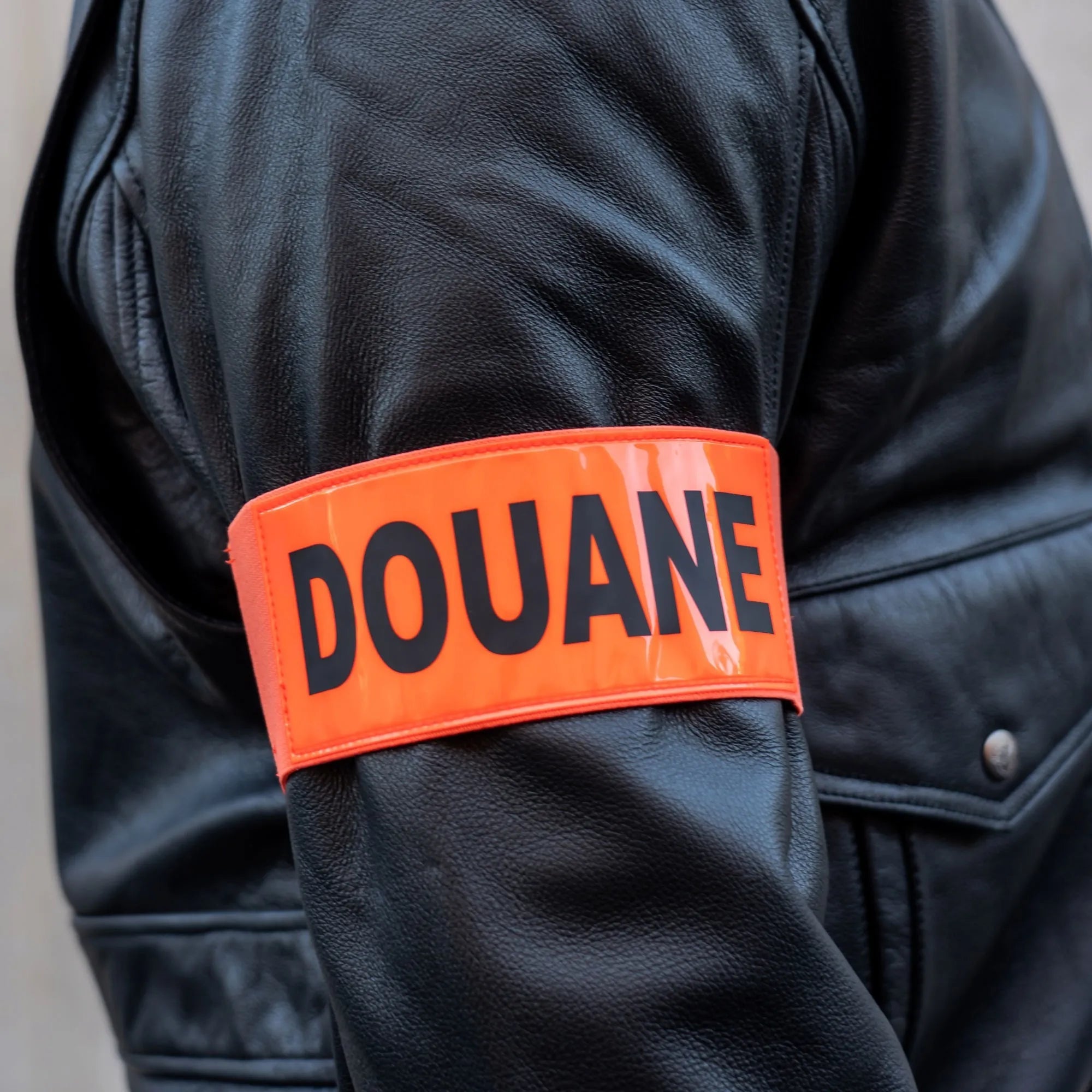 Brassard Orange Fluo Douane