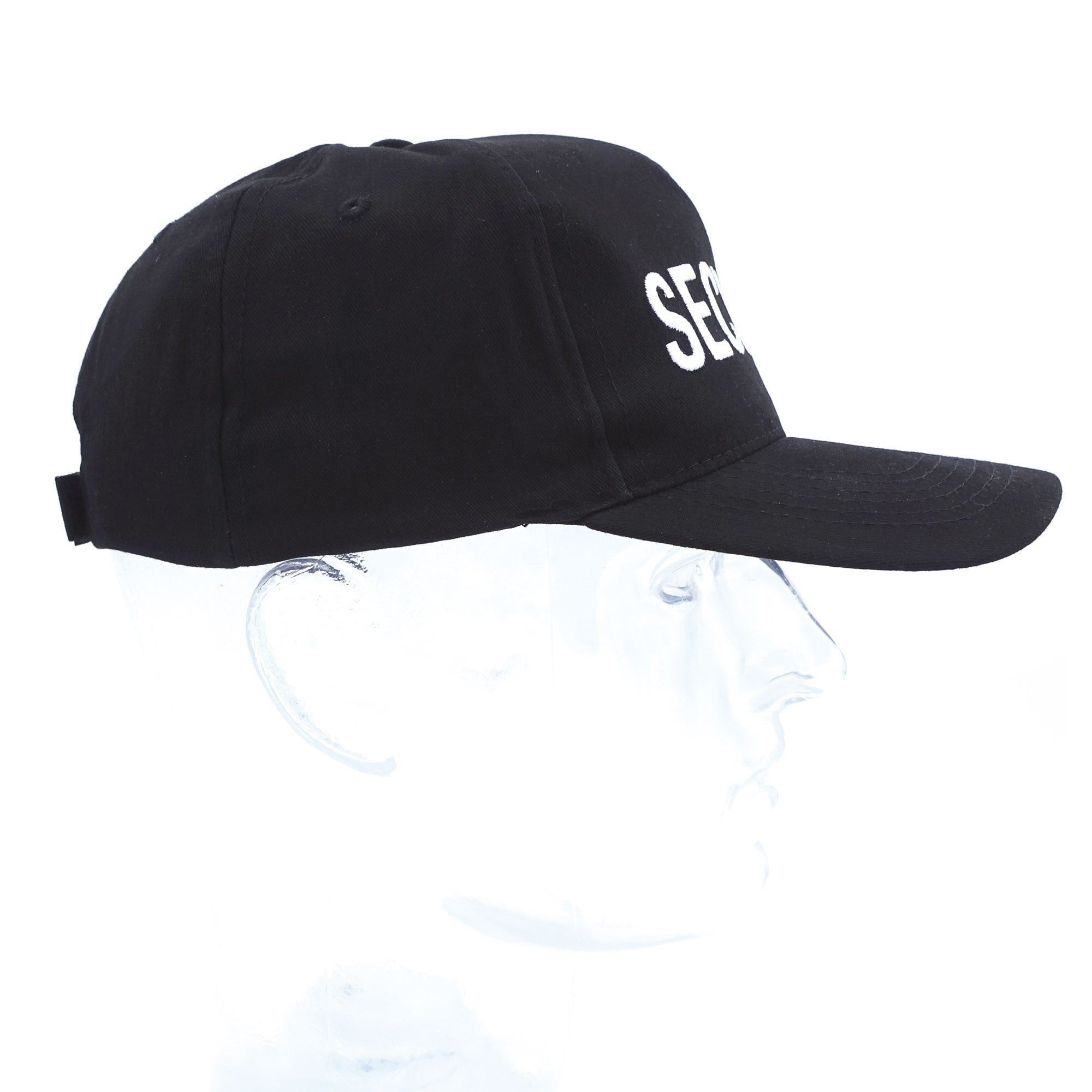 Casquette Noire avec Broderie Sécurité