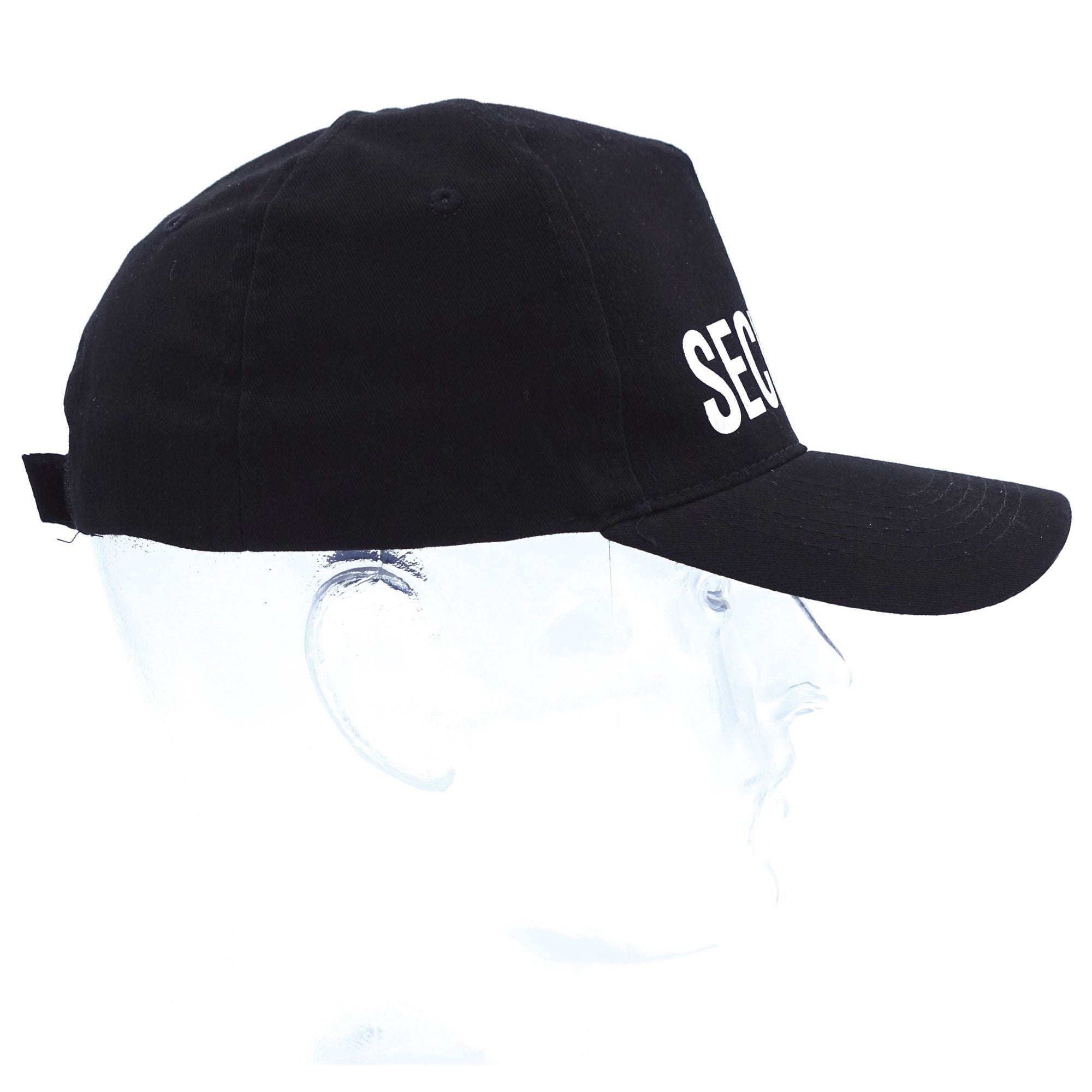 Casquette Noire avec Impression Sécurité