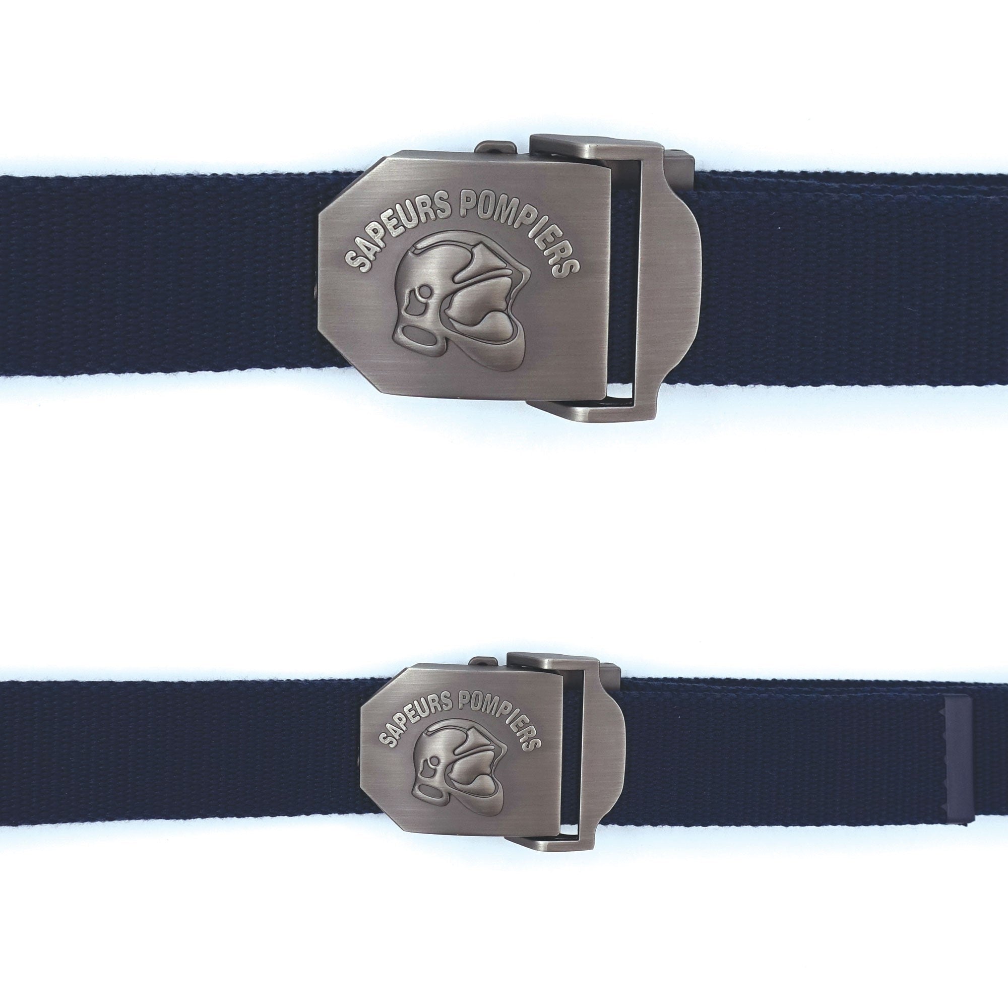 Ceinture Sangle avec Boucle Gravée Sapeurs Pompiers