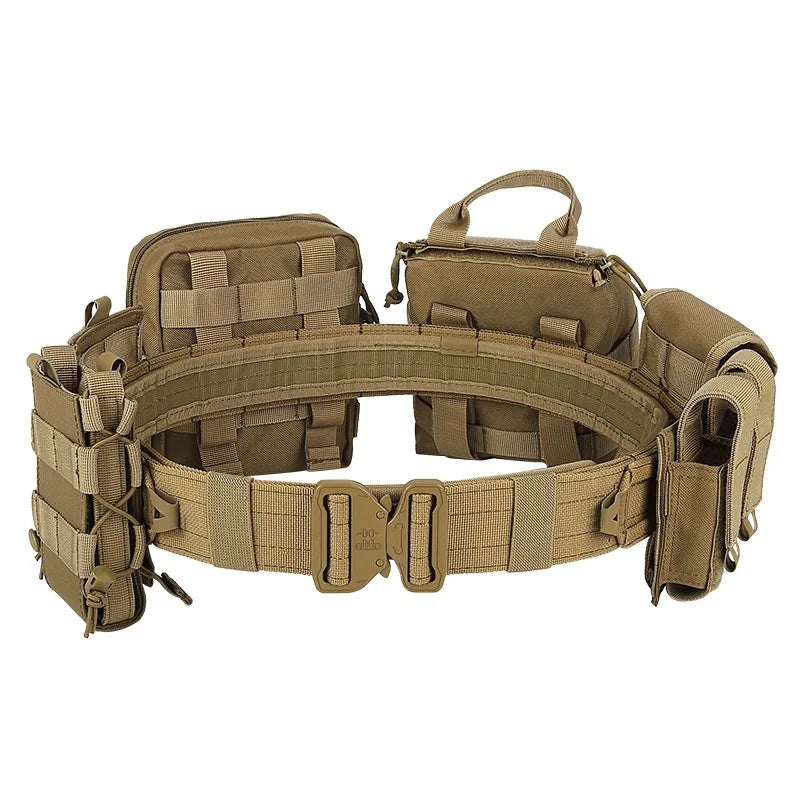 Ceinturon Tactique MOLLE avec accessoires