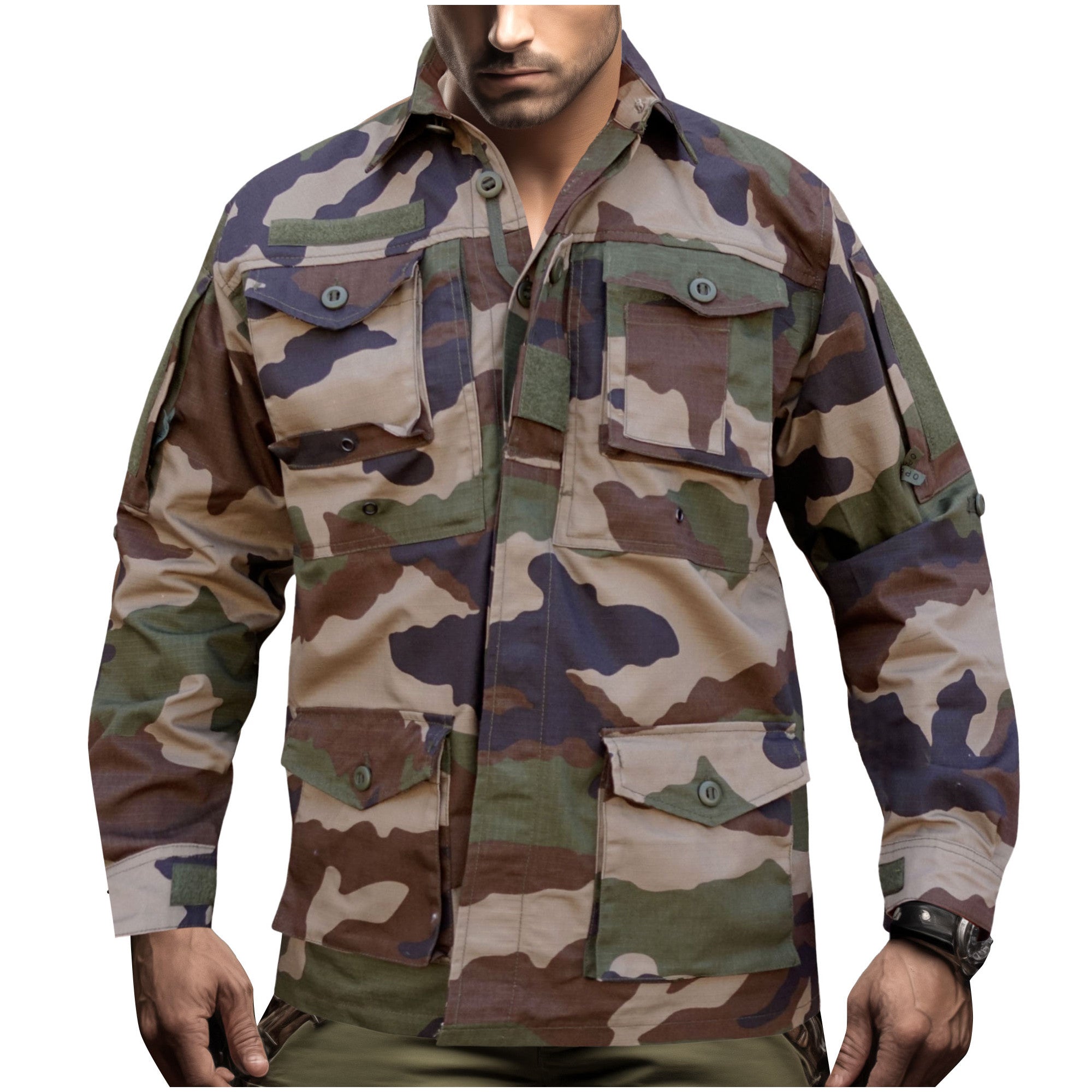 Chemise Guerilla Rip-Stop Multi-poches CCE