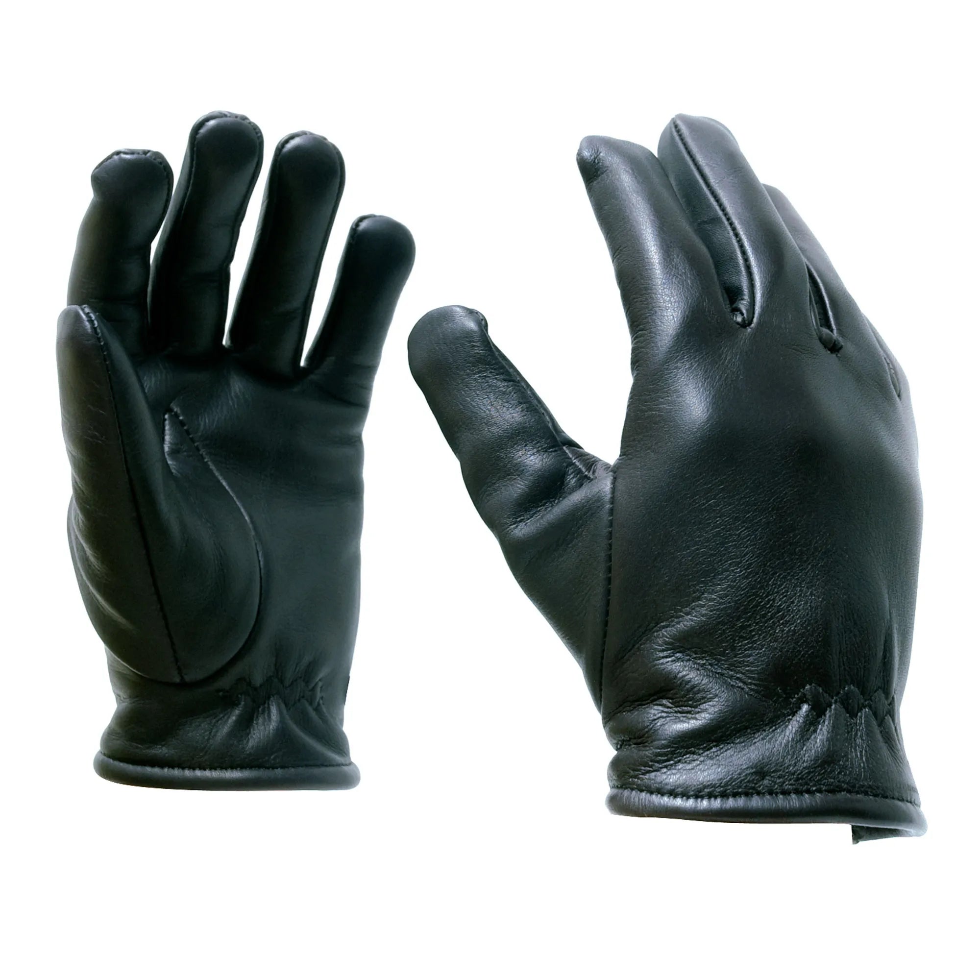 Gants en Cuir Souple Doublés en Polaire