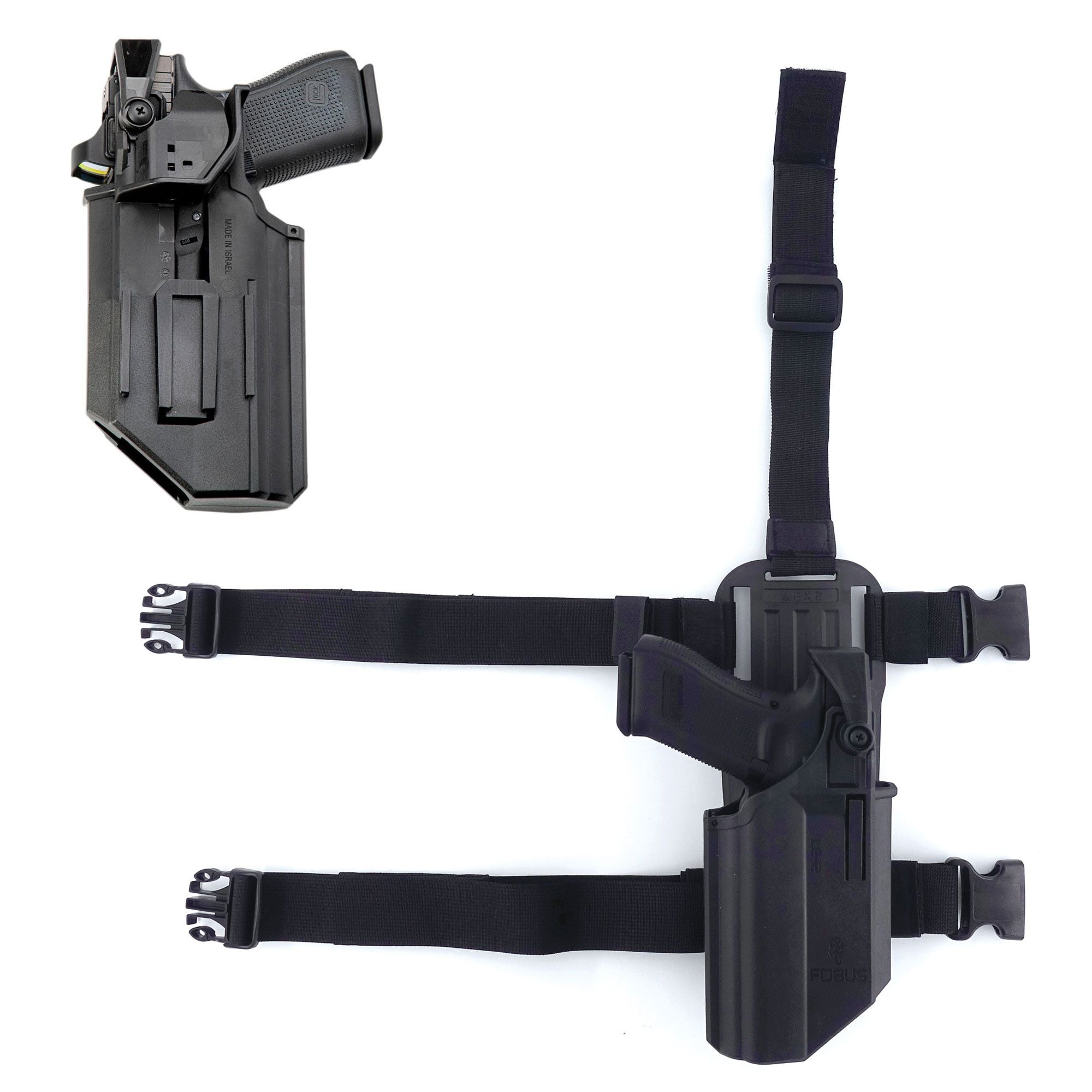 Holster pour Glock 17, 19, 19X, 45 avec Accessoire Port de Cuisse