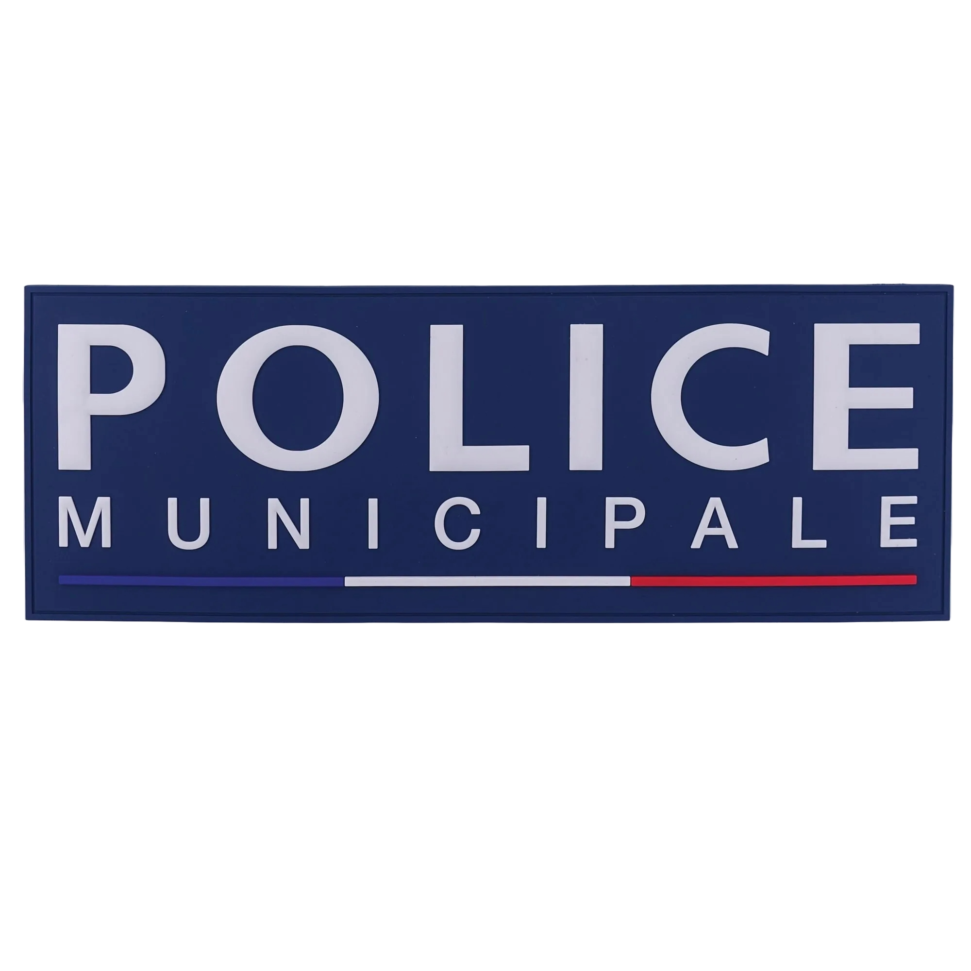 Bandeau d'Identification Souple en Rubber Police Municipale