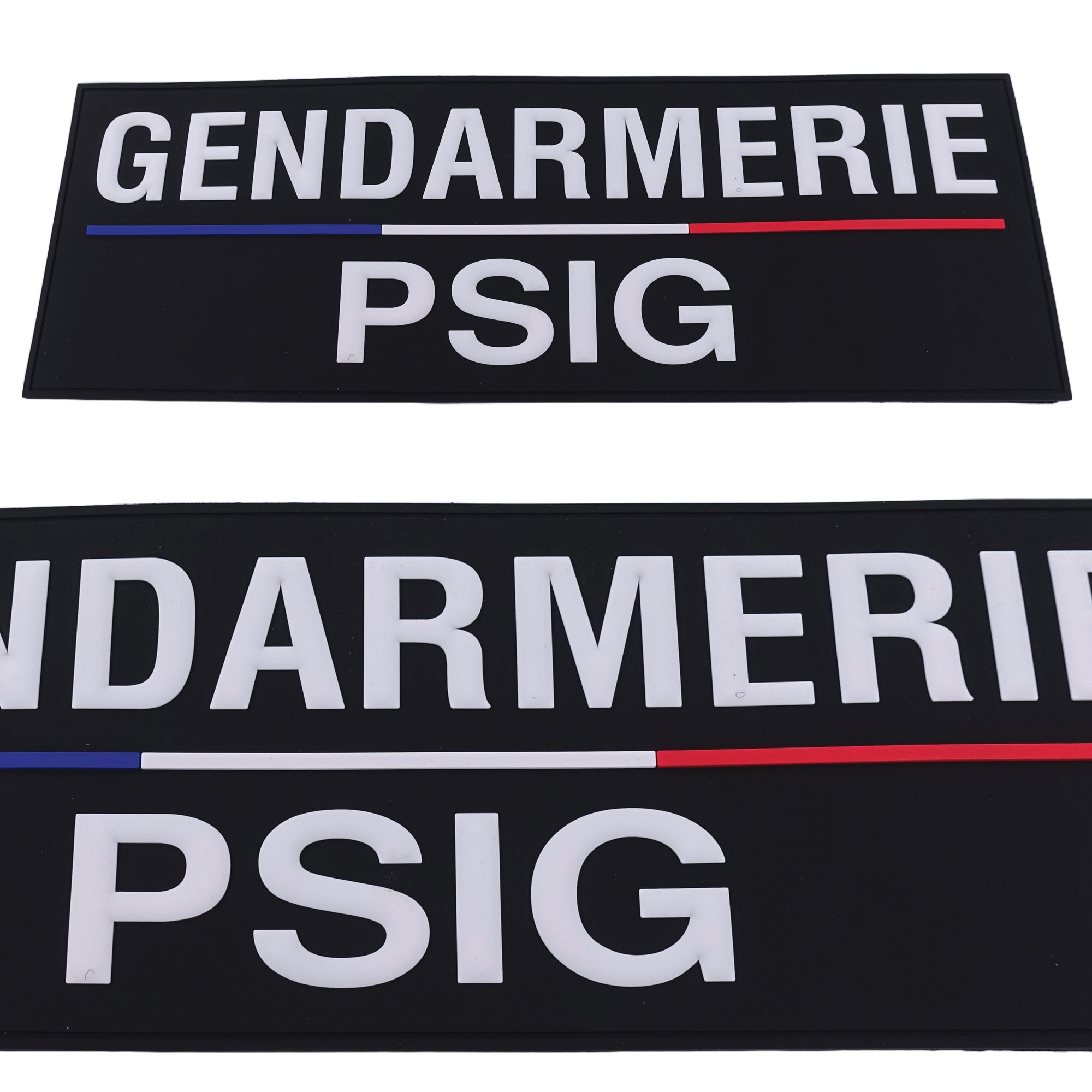 Bandeau d'Identification Souple en Rubber Gendarmerie PSIG