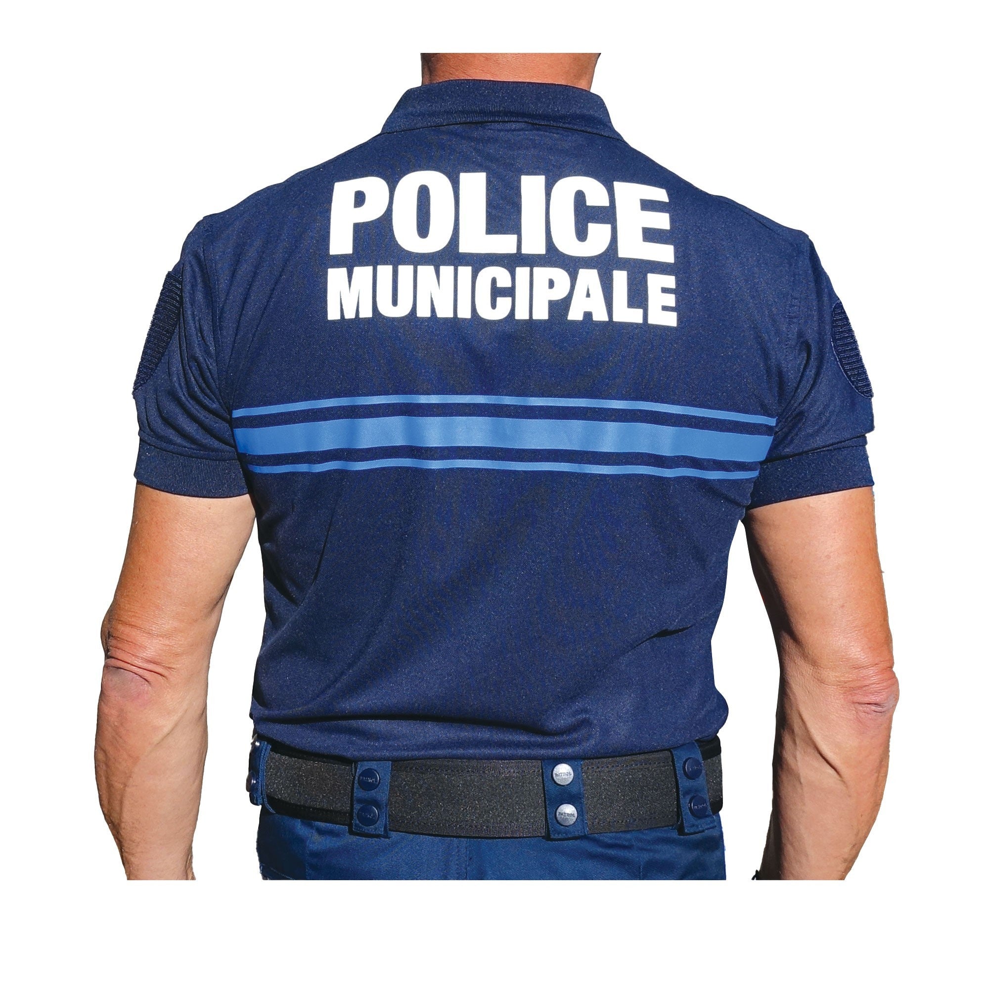 Polo Cooldry® à Manches Courtes Police Municipale