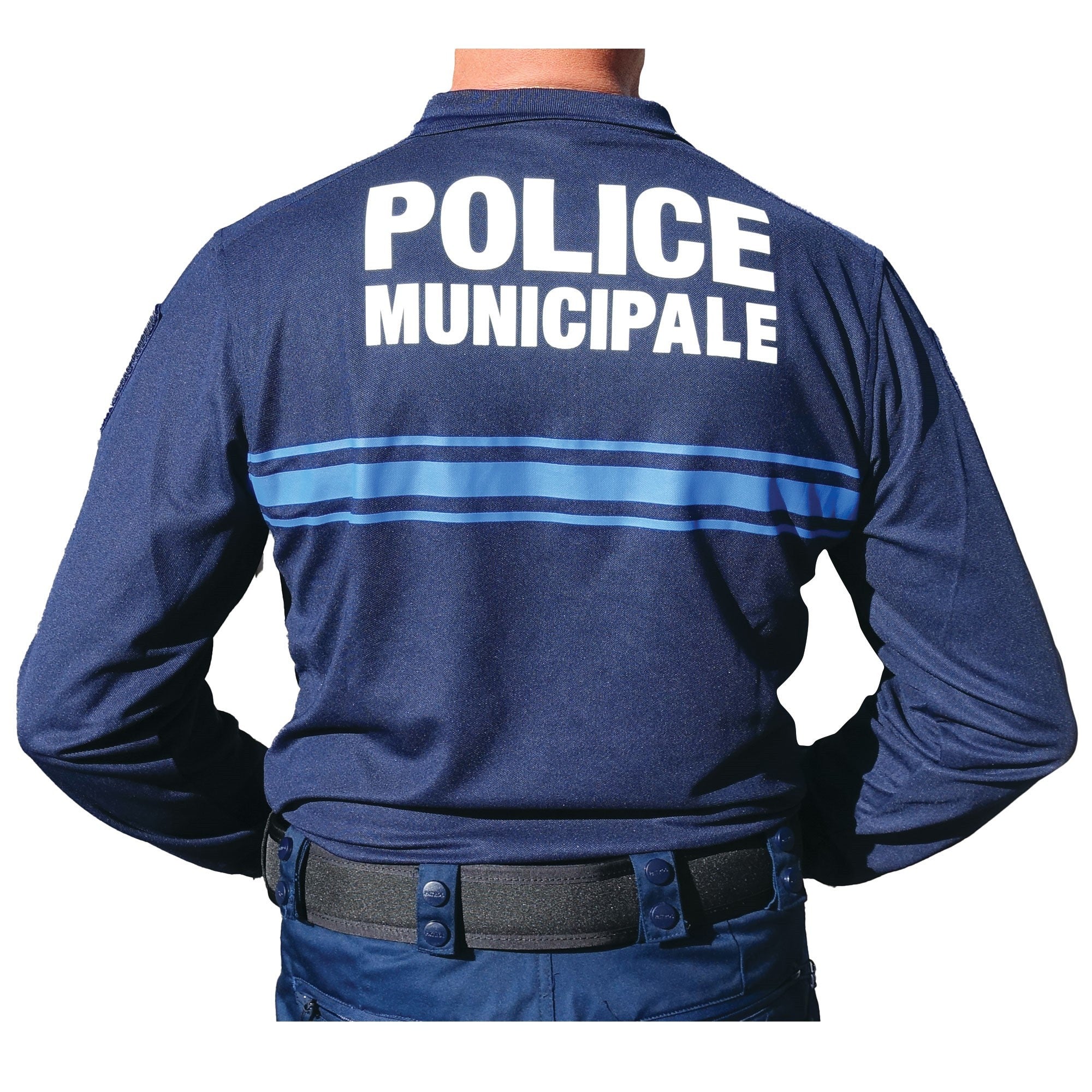 Polo Cooldry® à Manches Longues Police Municipale