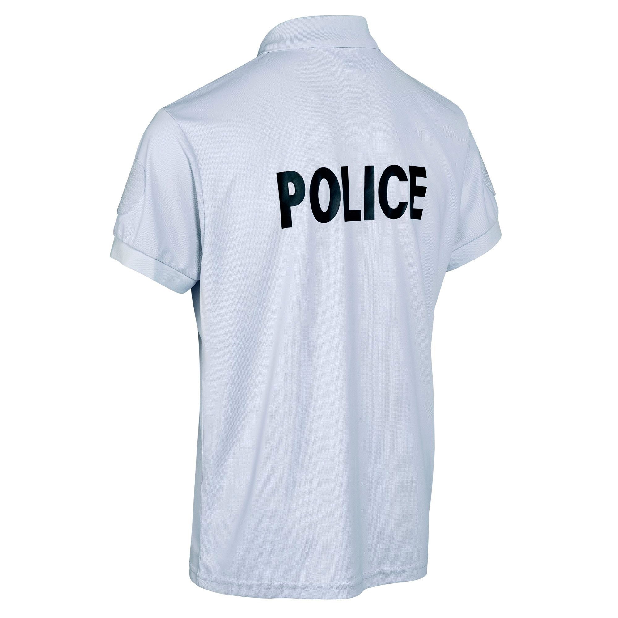 Polo Police Bleu Glacier Cooldry® Manches Courtes