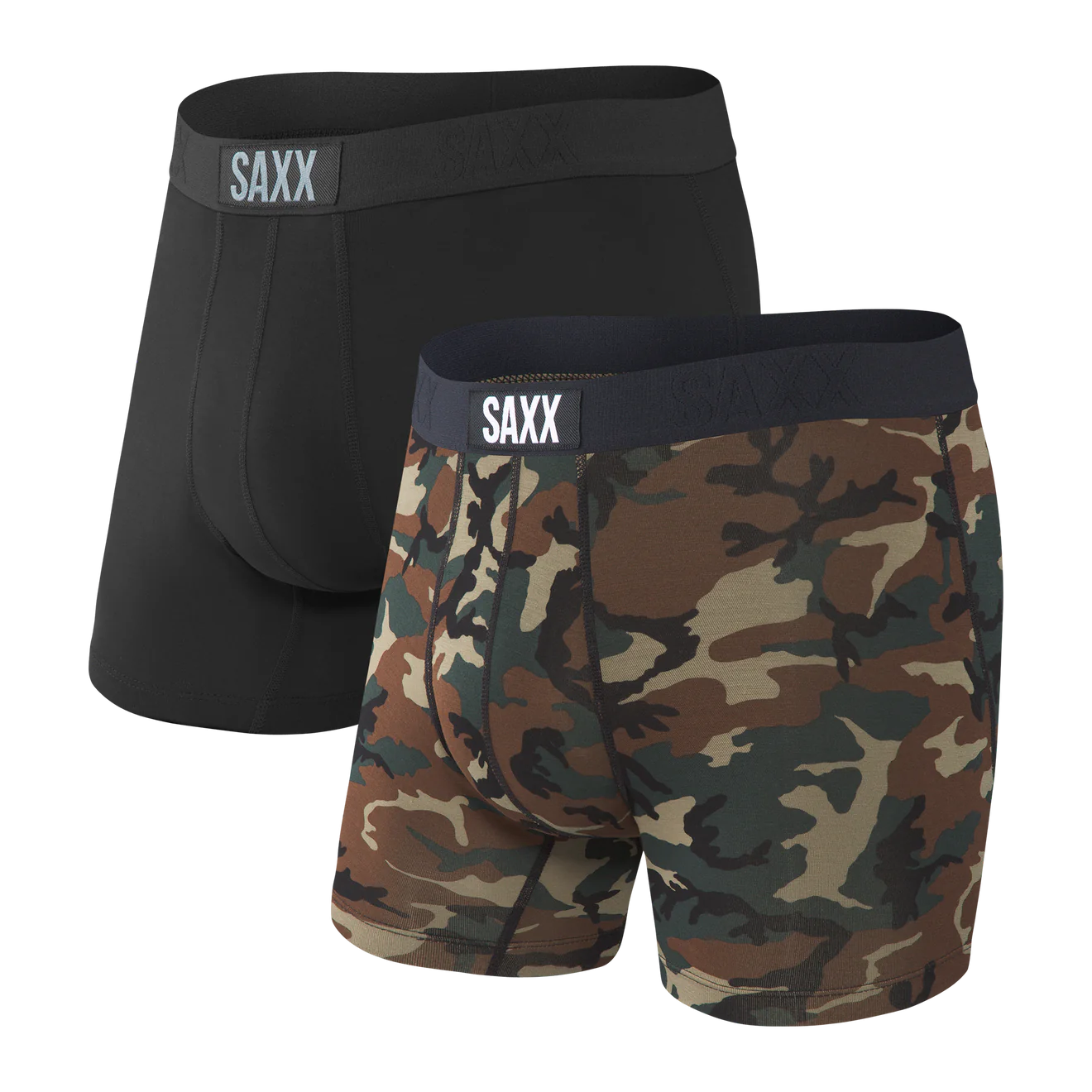 Pack de 2 Boxers VIBE Super Soft Camo/Noir