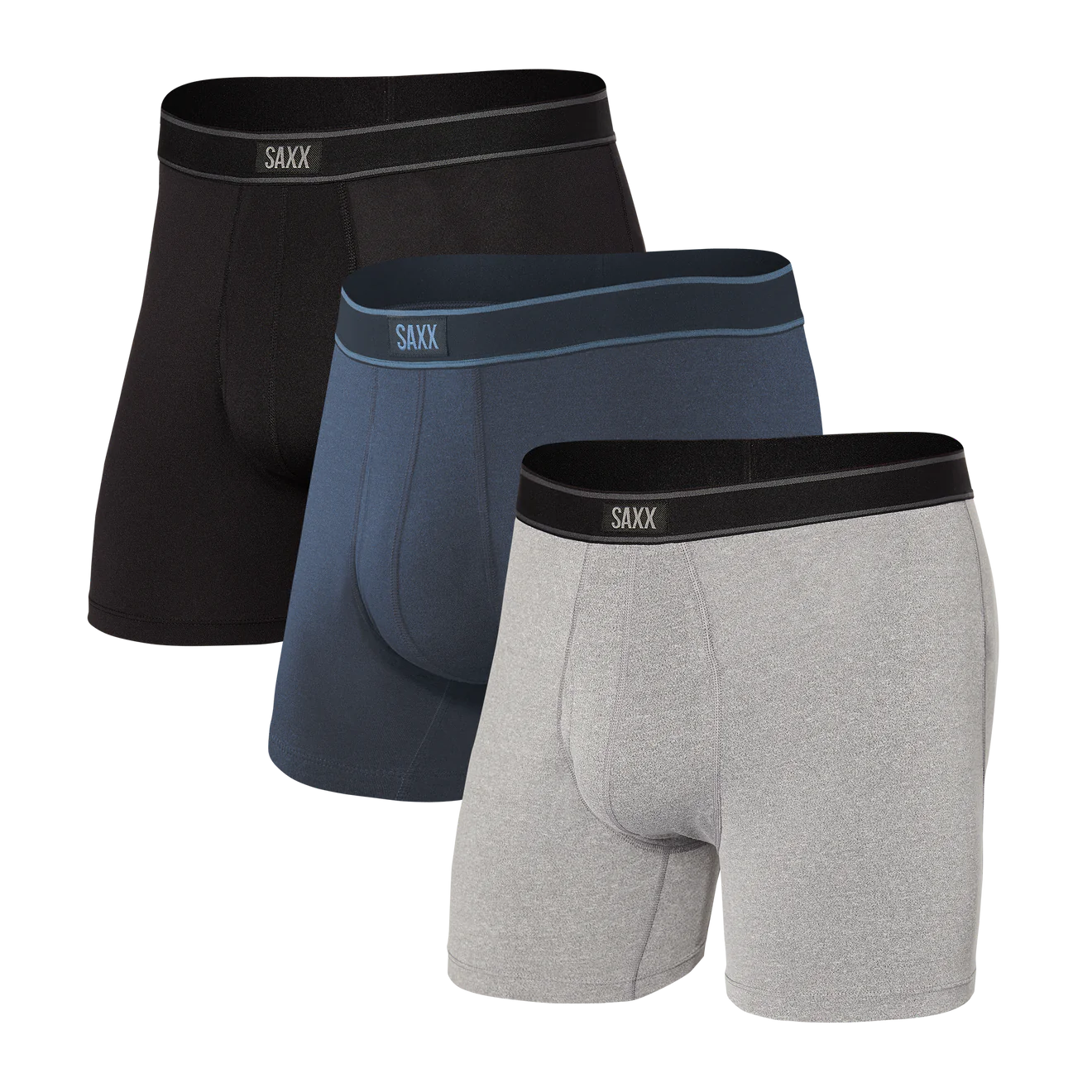 Pack de 3 Boxers DAYTRIPPER Noir/Gris/Navy