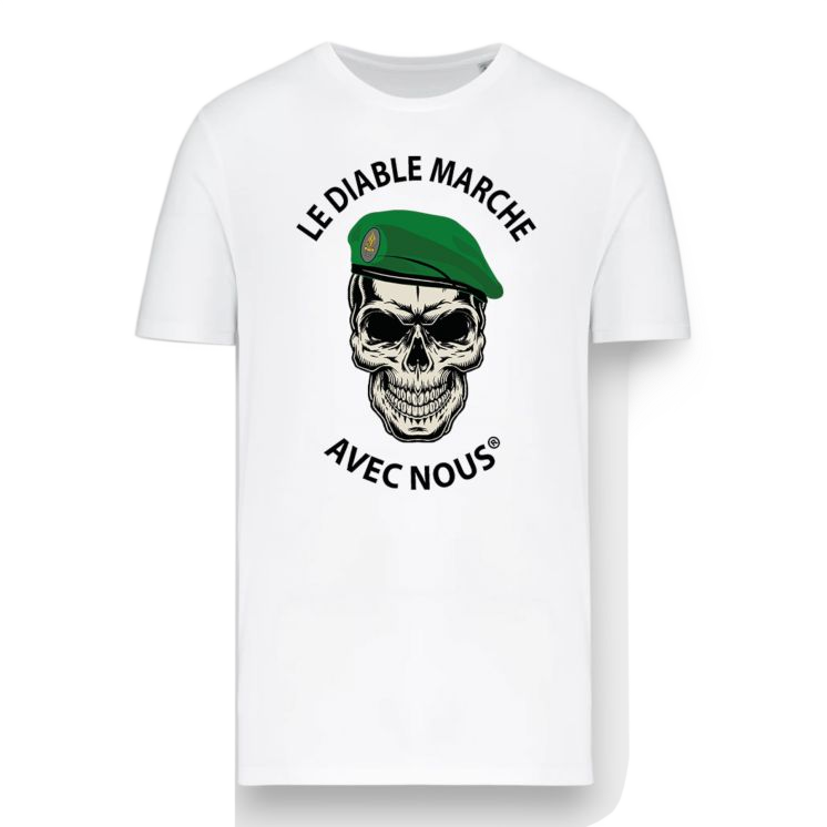 T-shirt Le Diable Marche avec Nous