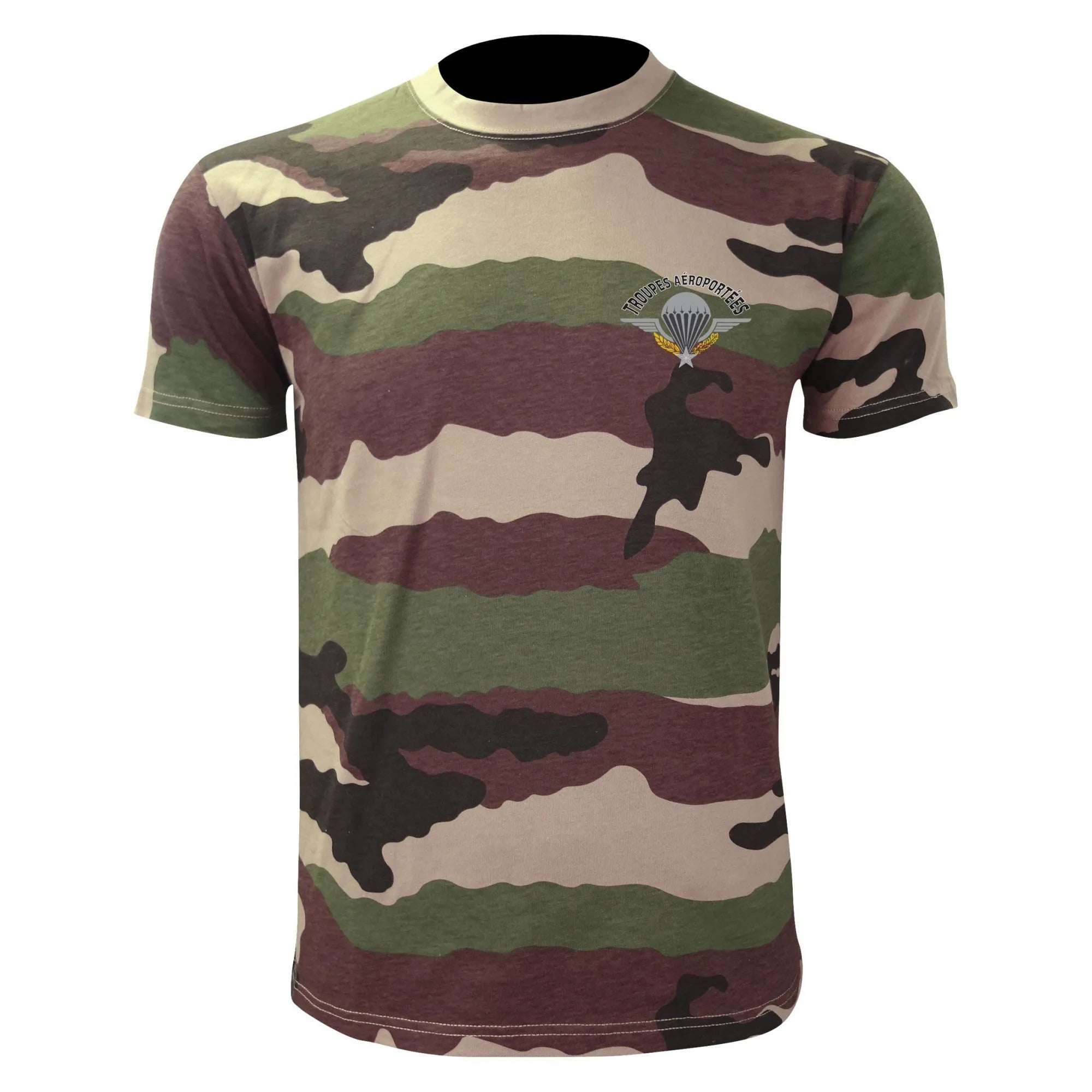 T-shirt Camouflage CE à Manches Courtes Parachutiste